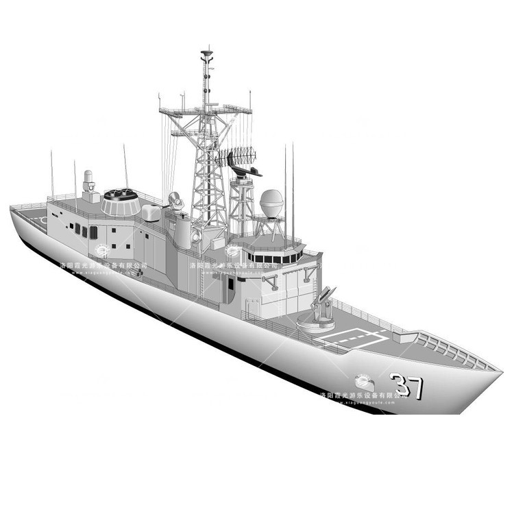 港口充气侦查船模型